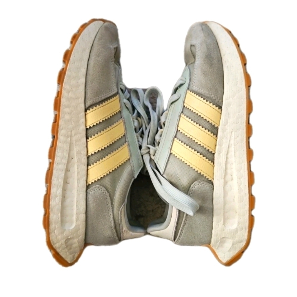adidas Retropy E5W Women's Trainers In Linen Greelmost Yellow Ecru Tint 5.5 - Picture 7 of 14
